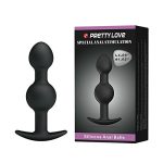 Silicone Anal plug with shaking balls