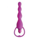 Vibrating Beaded Anal plug